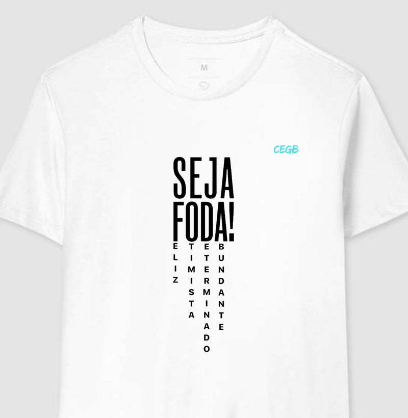 Camiseta básica seja forte - Carlos ofertas