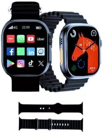 Smartwatch Horizon 4G Android -2 Pulseiras, GPS, 4G e celular de Pulso