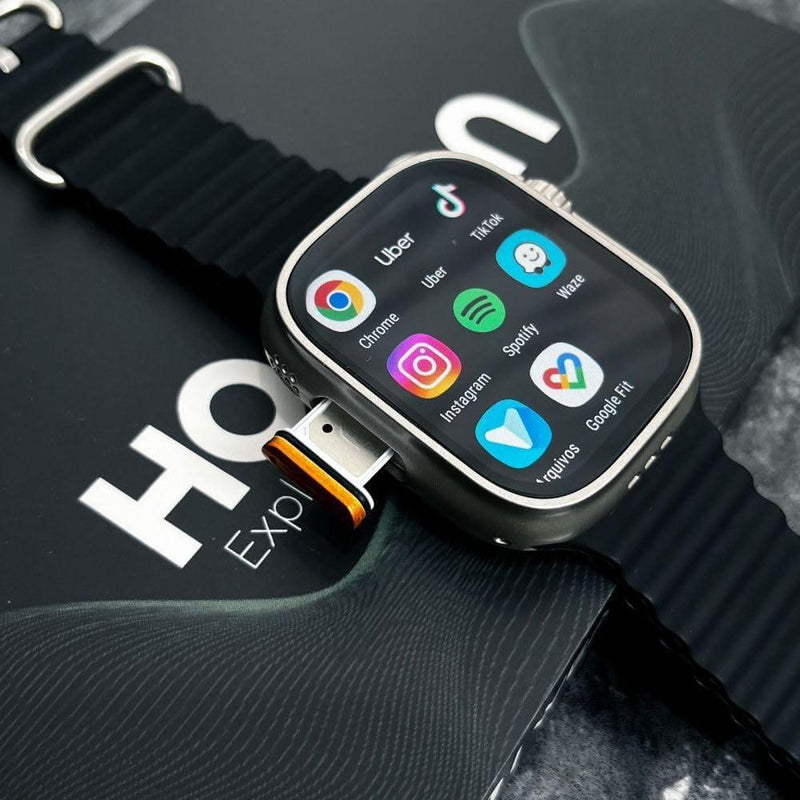 Smartwatch Horizon 4G Android -2 Pulseiras, GPS, 4G e celular de Pulso