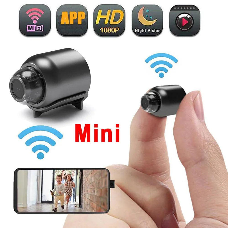 Mini câmera hd 1080p, wi-fi, monitor doméstico, segurança interna, vigilância, visão noturna, filmadora ip, gravador de áudio e vídeo - Carlos Ofertas