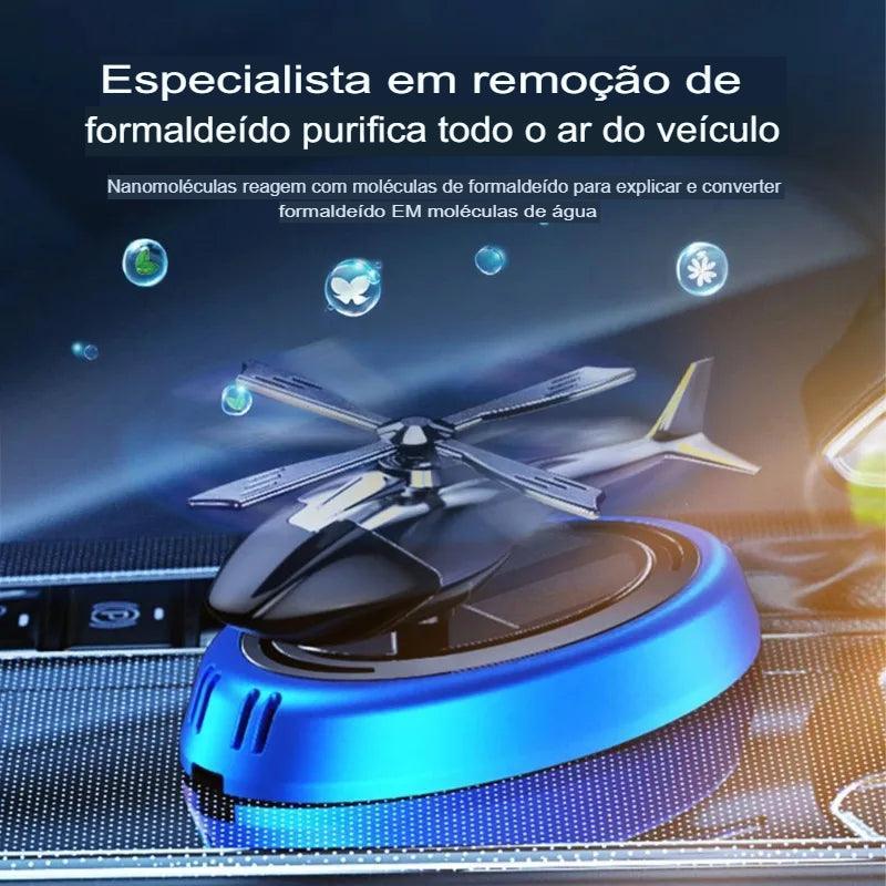 Aromatizador veicular solar [helicóptero] [OFERTA IMPERDIVEL]