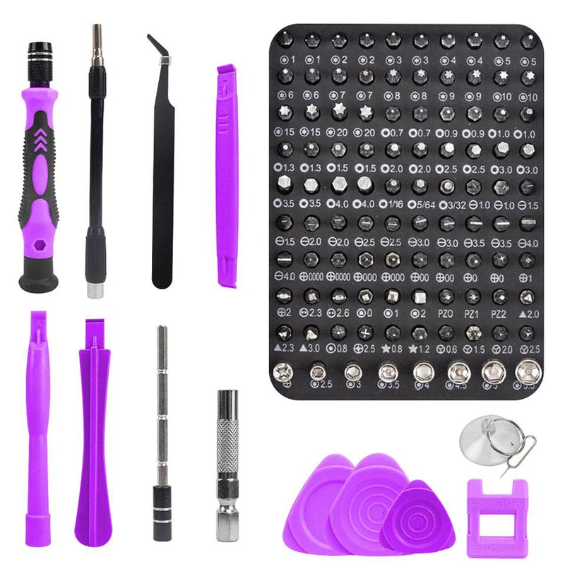 Kit de Ferramentas Multifuncional Magnetic Precision Screwdriver Set - 115 em 1 para Reparos de Computadores, Laptops, Telefones e MacBooks