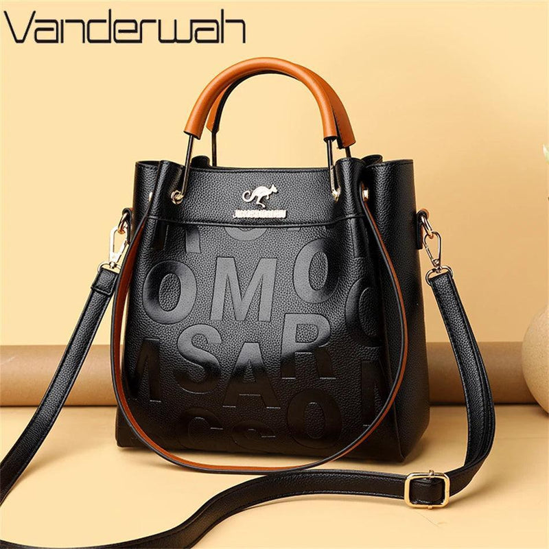 Bolsa VANDERWAH - Estilo e Versatilidade designer em couro