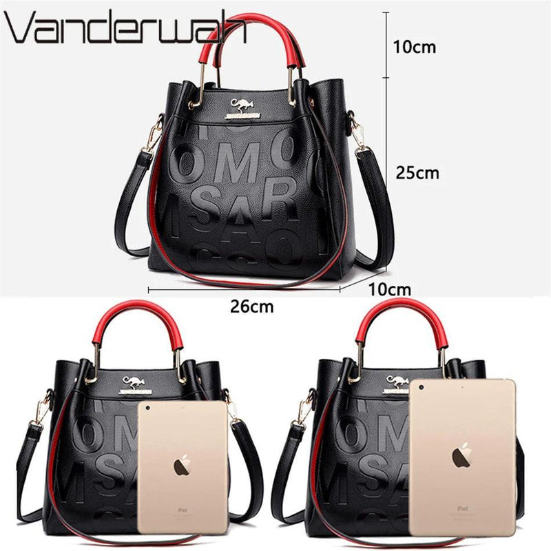 Bolsa VANDERWAH - Estilo e Versatilidade designer em couro