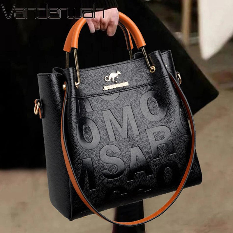 Bolsa VANDERWAH - Estilo e Versatilidade designer em couro