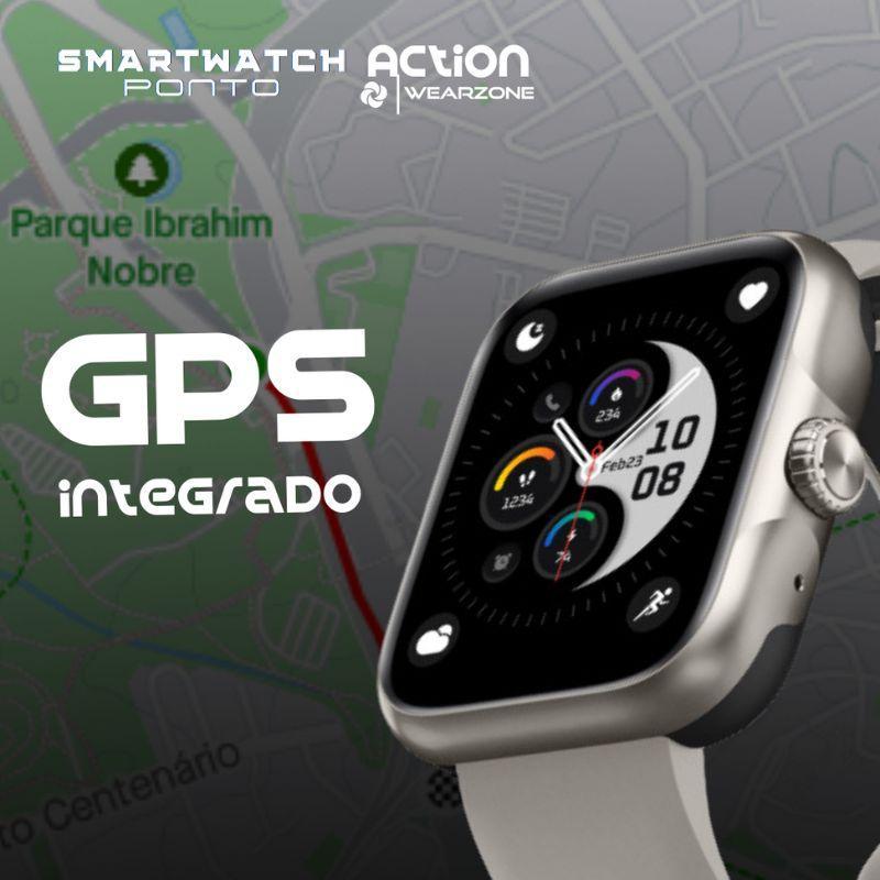 Smartwatch Action A Prova D' Água | Gps E Tela Amoled (alta Perfomance e Exclusivo)