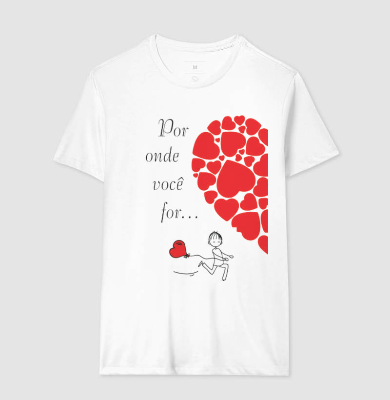 camiseta basica love - carlos ofertas