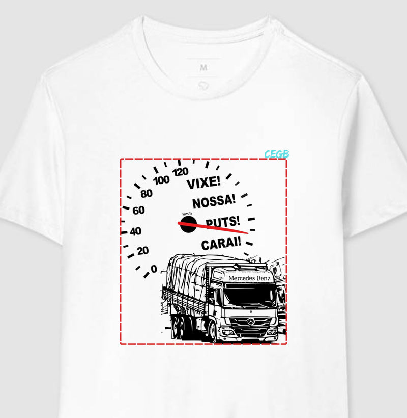 Camiseta básica meme caminhão- Carlos ofertas