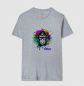 Camiseta básica monkey aquarela